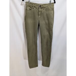 Free People Olive Green High Rise Skinny Jeans Women’s Size 27